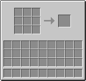 crafting table interface