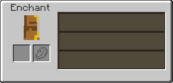 enchanting interface in minecraft