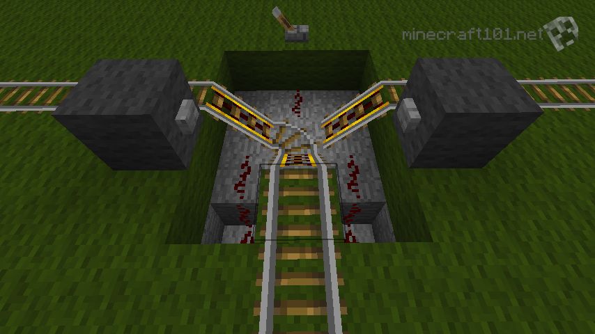 What does different rails do in Minecraft?