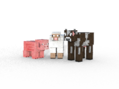 Livestock in Minecraft