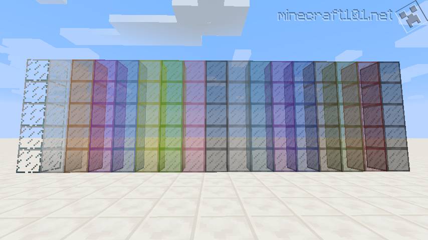 Tinted Glass Panes - Minecraft Mod