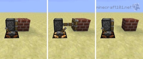 Minecraft piston