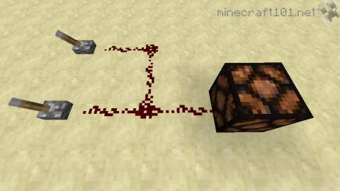 Minecraft logic gates