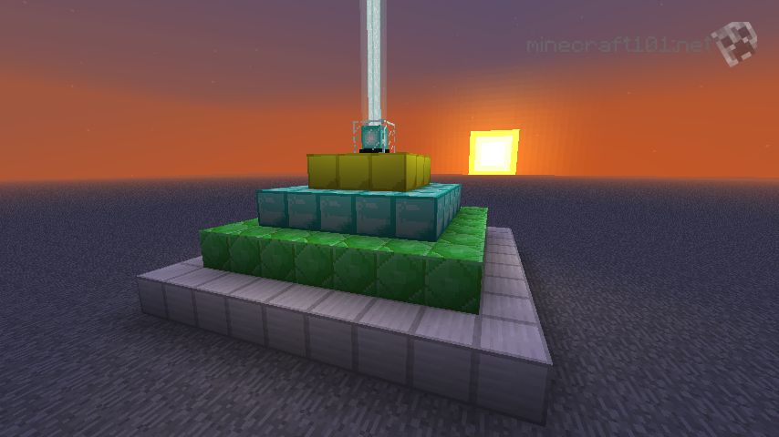 How to make a beacon in Minecraft