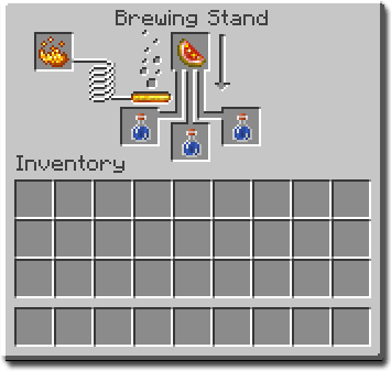 brewing in Minecraft