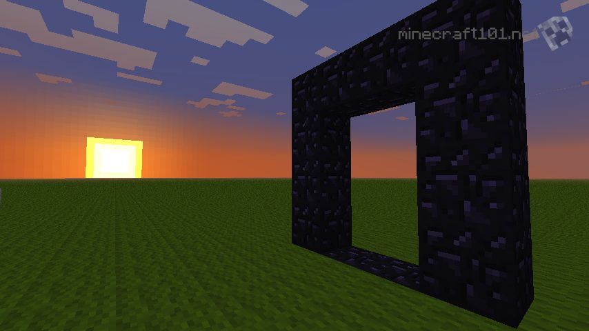 minecraft pocket edition obsidian portal