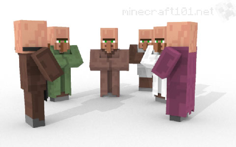 Minecraft dorpelingen