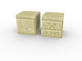 Minecraft sandstone blocks