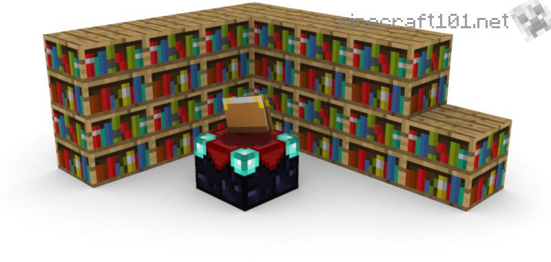 Survival Mode Minecraft Java Edition, Minecraft Bookcase Enchanting Table