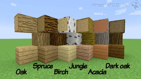 Wood in Minecraft